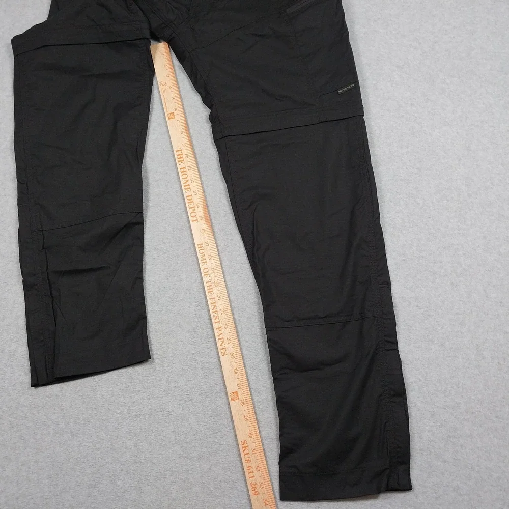 Kitanica Pants Mens 36x34 Black Zip Off Tactical Convertible Hiking NEW